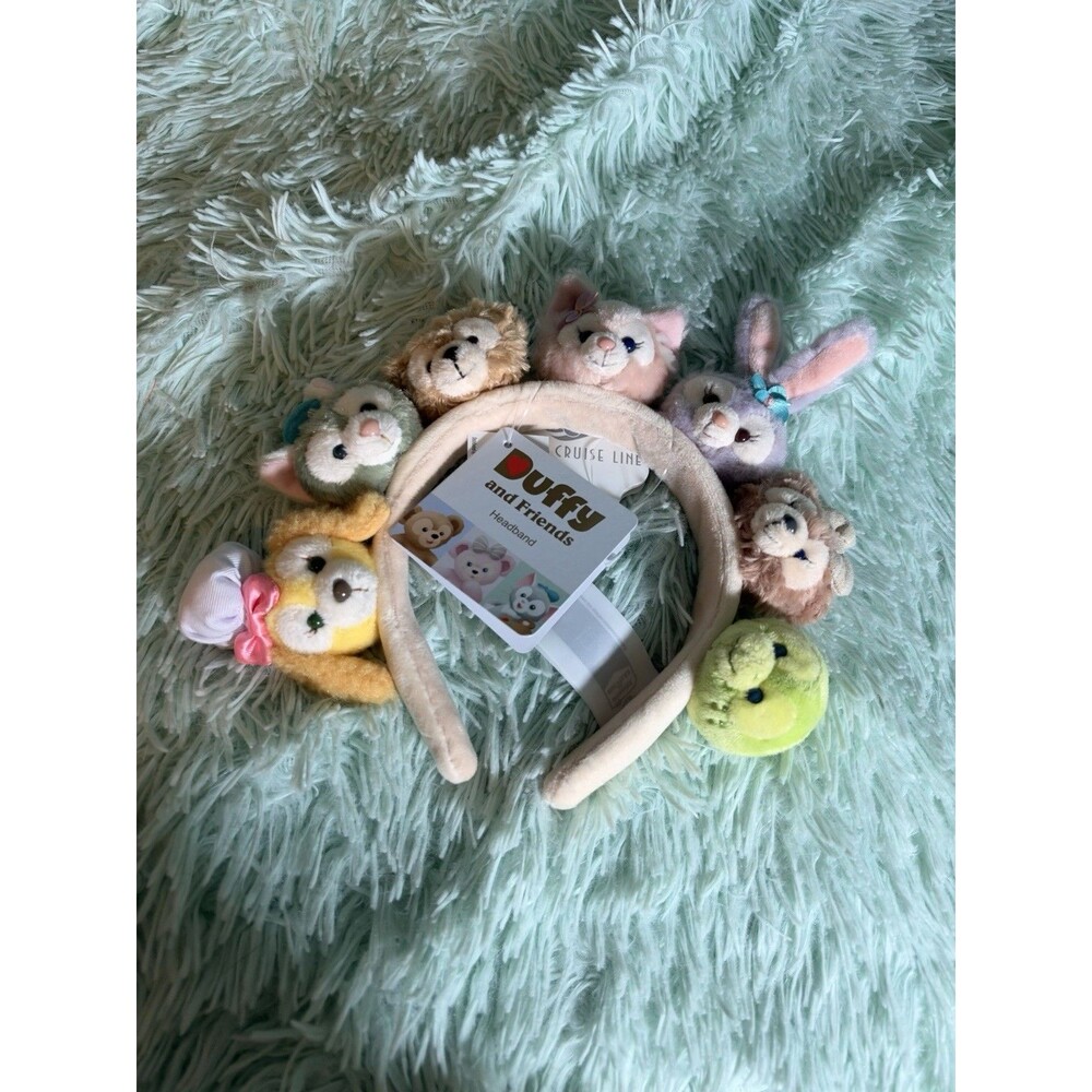 Disneyland Headband Duffy Friends DCL Japan Rare New Shellie Mae Lina Bell